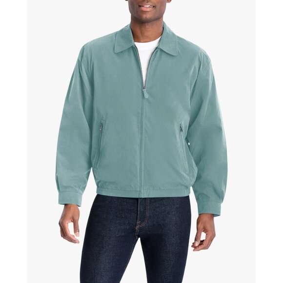 London Fog Men's Auburn Zip-Front Golf Jacket Light Blue size Large NEW - Picture 1 of 8